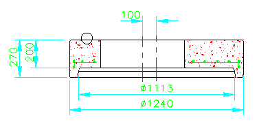 Cover slab Ø1,000/Ø600 pedestrian areas