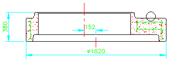 Reducing slabs Ø1,500/Ø1,200